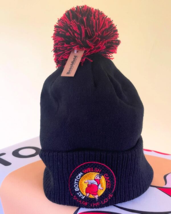Fat Bottom Welsh Cake Bobble Hat