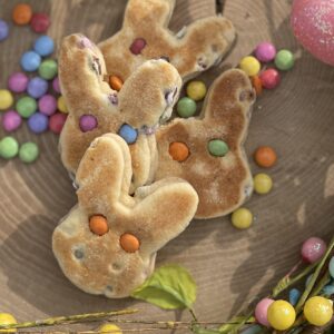 Smarties Chocolate Bunny Welsh Cakes